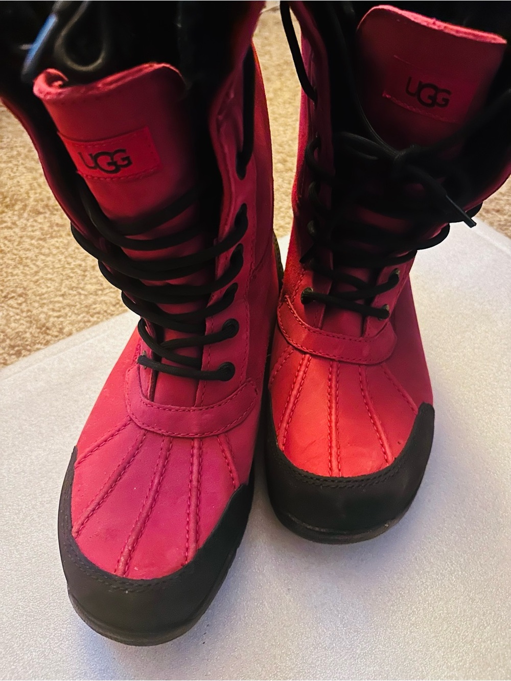UGG Women’s Lace-Up Winter Rain Boots